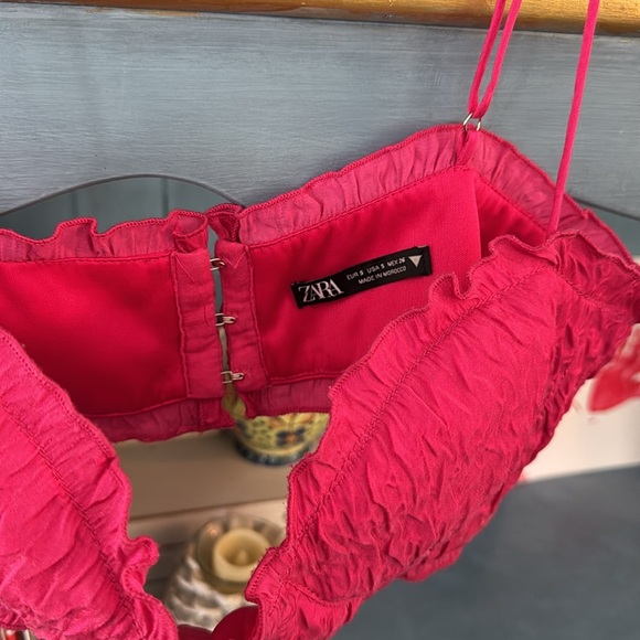 Zara pink crop top - Picture 3 of 6